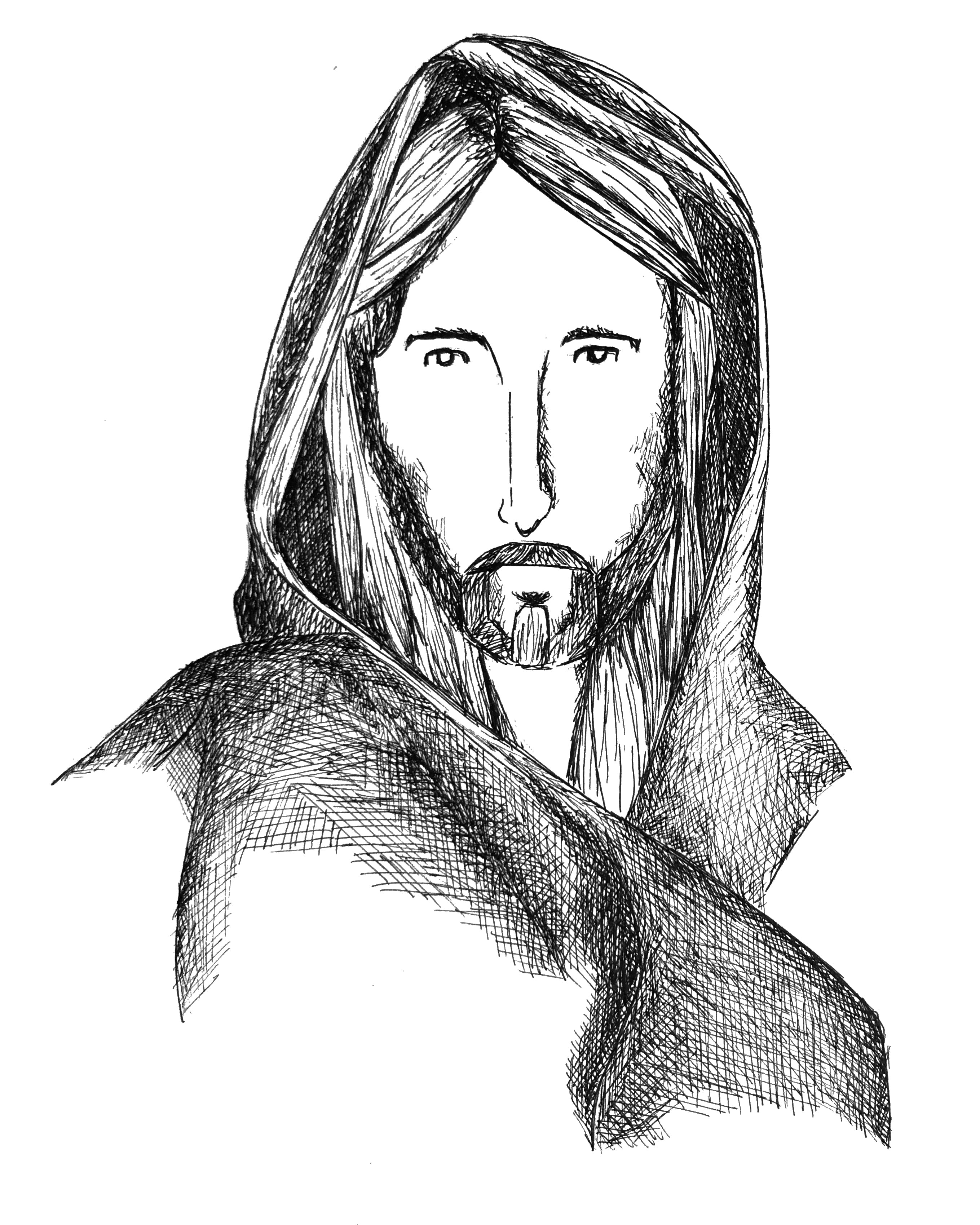 Jesus - Pen & Ink
